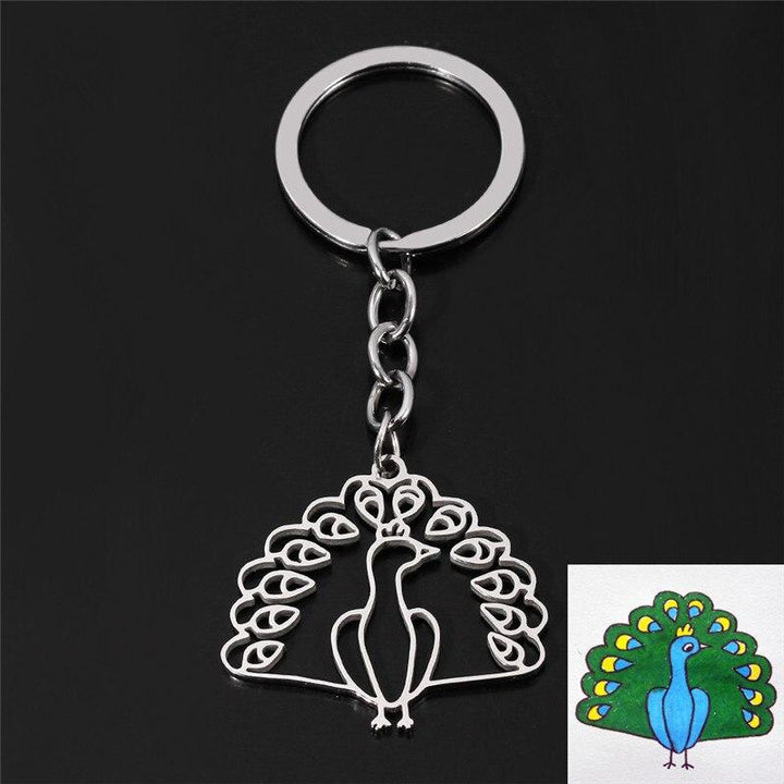 Lisslune | Individual personal keychain & necklace from children's drawing