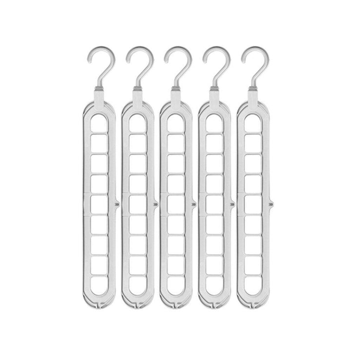 Lisslune | Chic circular 9-hole plastic closet organizer