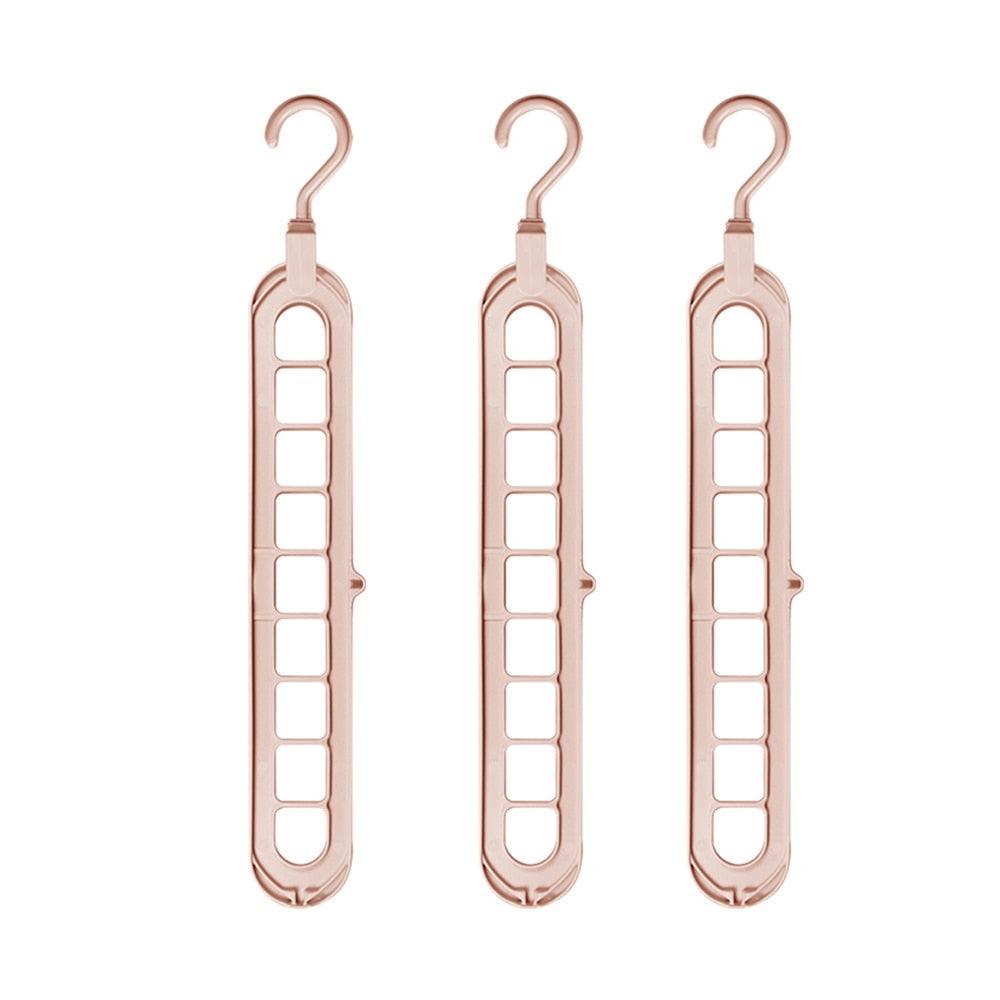 Lisslune | Chic circular 9-hole plastic closet organizer
