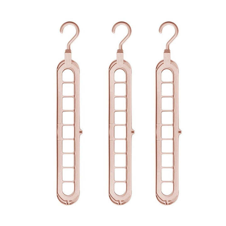 Lisslune | Chic circular 9-hole plastic closet organizer