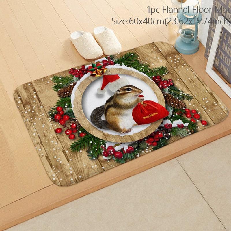 Lisslune | Cheerful Holiday Doormat for a Cheerful Welcome