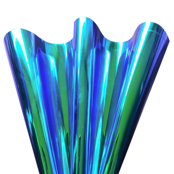 Lisslune | Reflective Holographic Iridescent Synthetic Leather - Essential Crafting Material