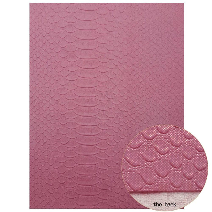Lisslune | Exquisite Alligator Pattern Vegan Leather Crafting Sheets - Premium DIY Essentials