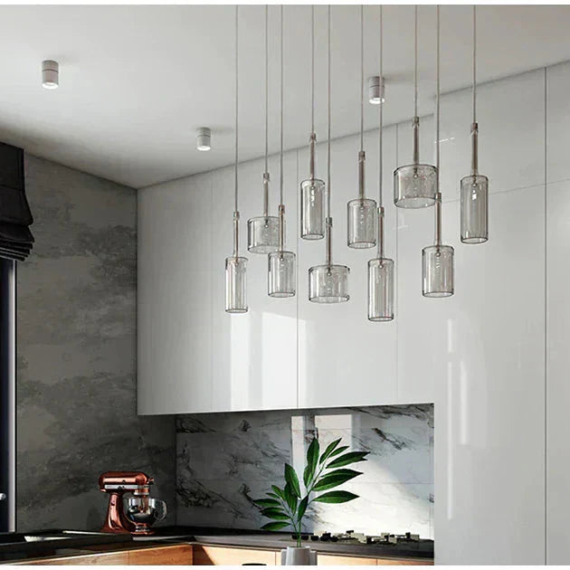 Lisslune | Pendant lamp for the dining table made of glass