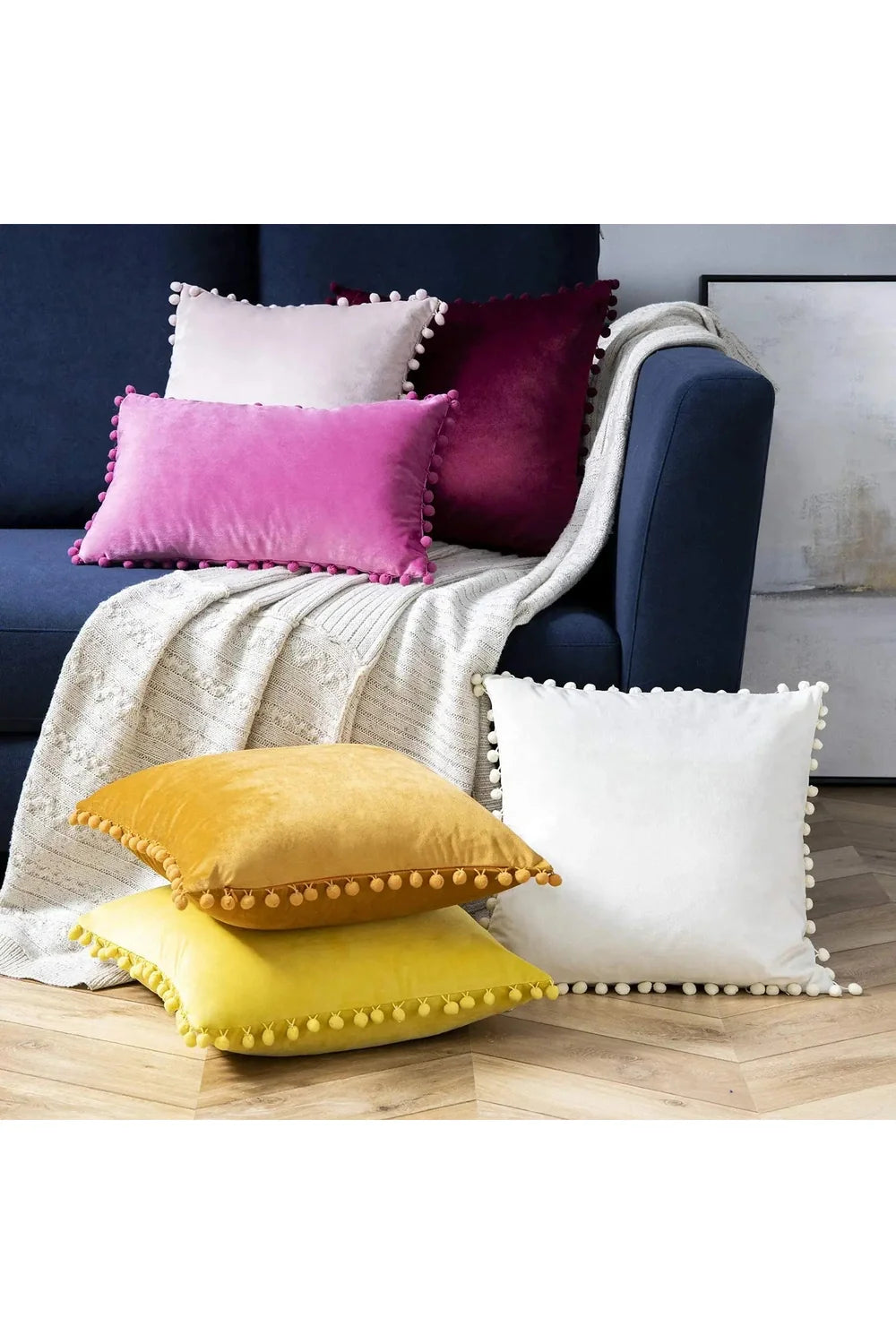 Lisslune | Velvet Square Cushion Cover