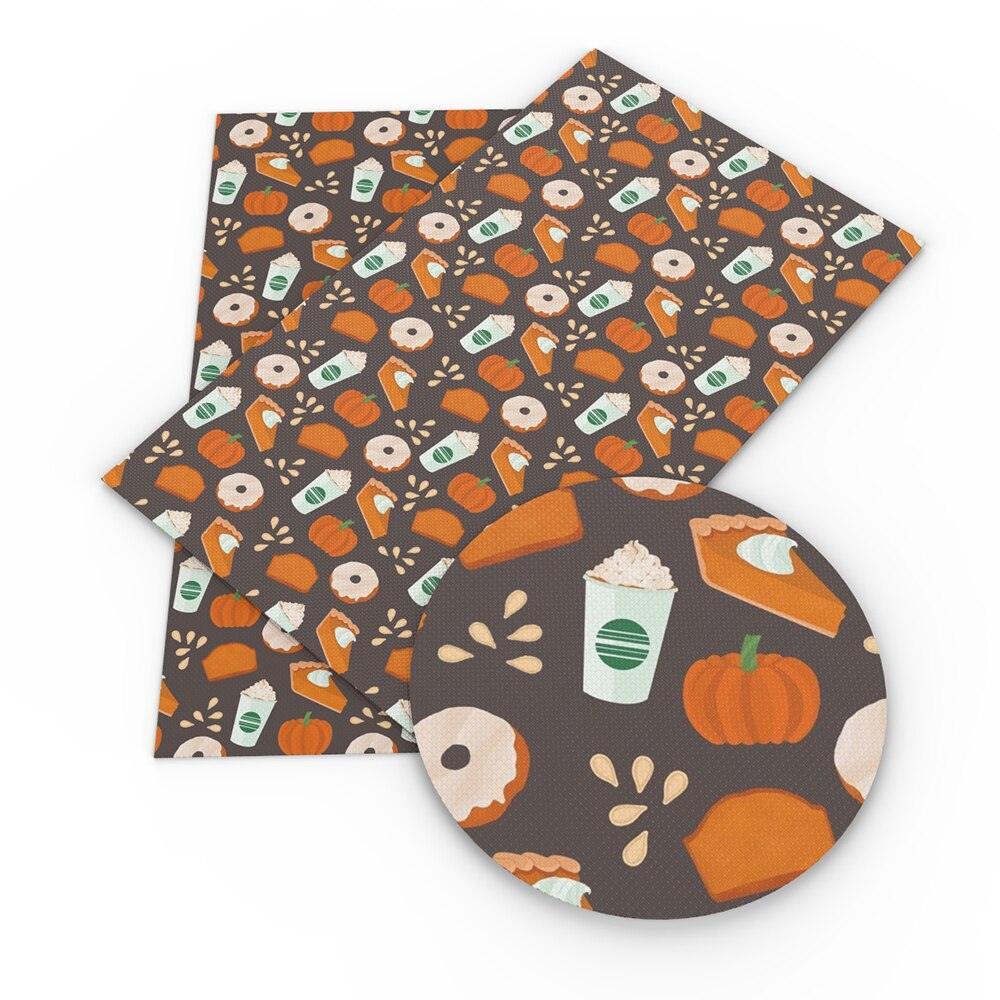 Lisslune | Autumn-inspired premium vegan leather - versatile DIY craft material for creative projects