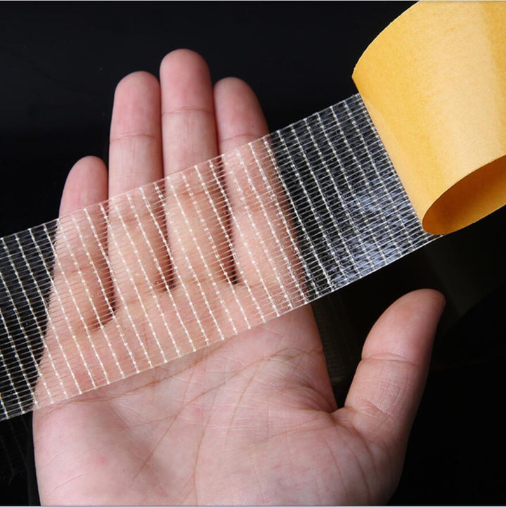 Lisslune | High-strength double-sided grid fiber adhesive tape for versatile bonding
