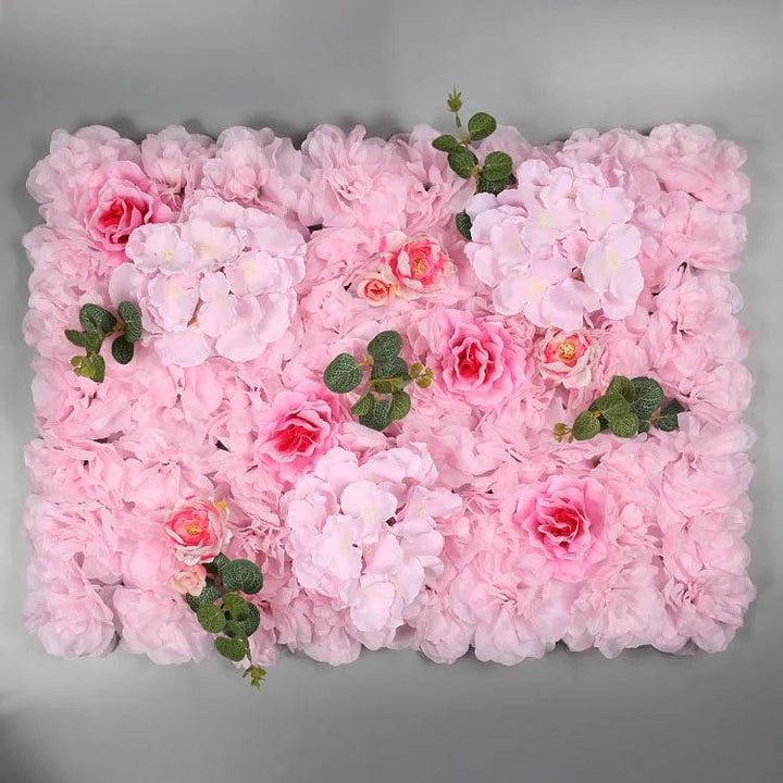 Lisslune | Elegant Flower Wall Art Handmade with Cotton, Silk and Artificial Flowers