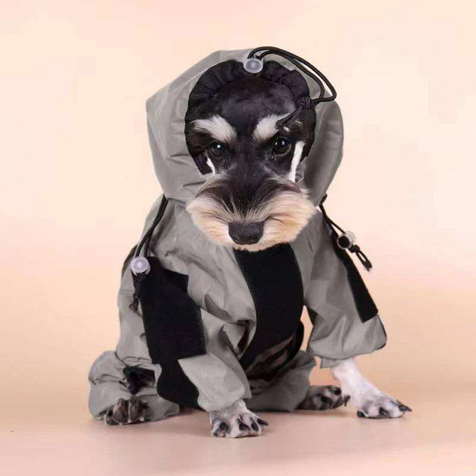 Lisslune | Waterproof Dog Coat with Legs – Reflective Dog Rain Jacket for Small & Large Breeds | Best Rain Coat for Dogs UK
