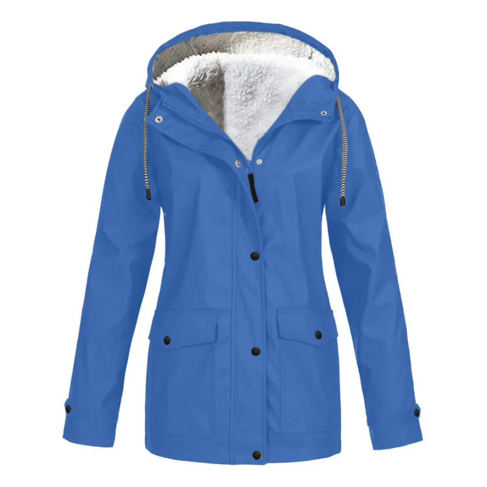 Lisslune | Long-sleeved Waterproof Raincoat with Hood