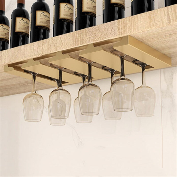Lisslune | Under Cabinet Glass Organizer Rack
