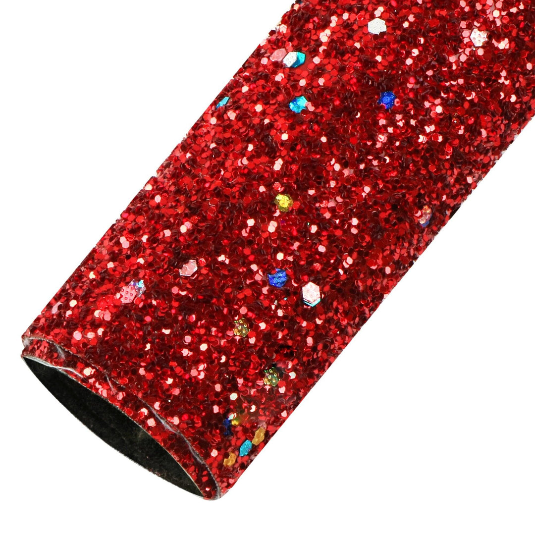 Lisslune | Shimmering Chunky Glitter Vinyl Craft Sheets - Ultimate Crafting Fun