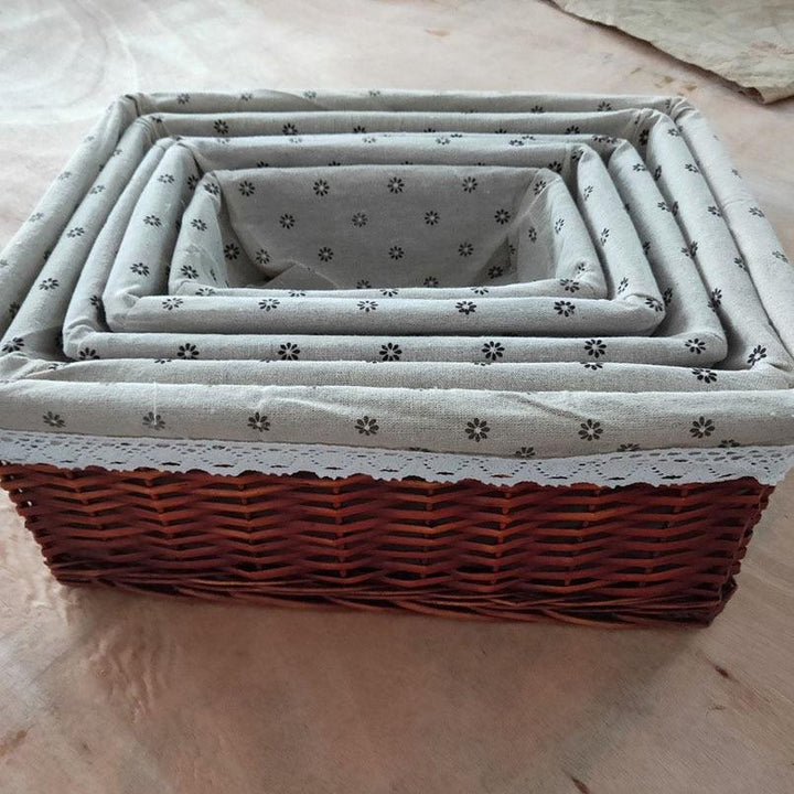 Lisslune | Eco-Chic handwoven willow storage baskets - sustainable style for every room