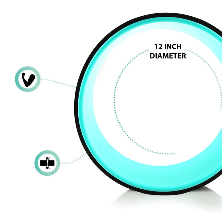 Lisslune | Yoga Wheel – Ultimate Support for Flexibility, Strength & Back Pain Relief