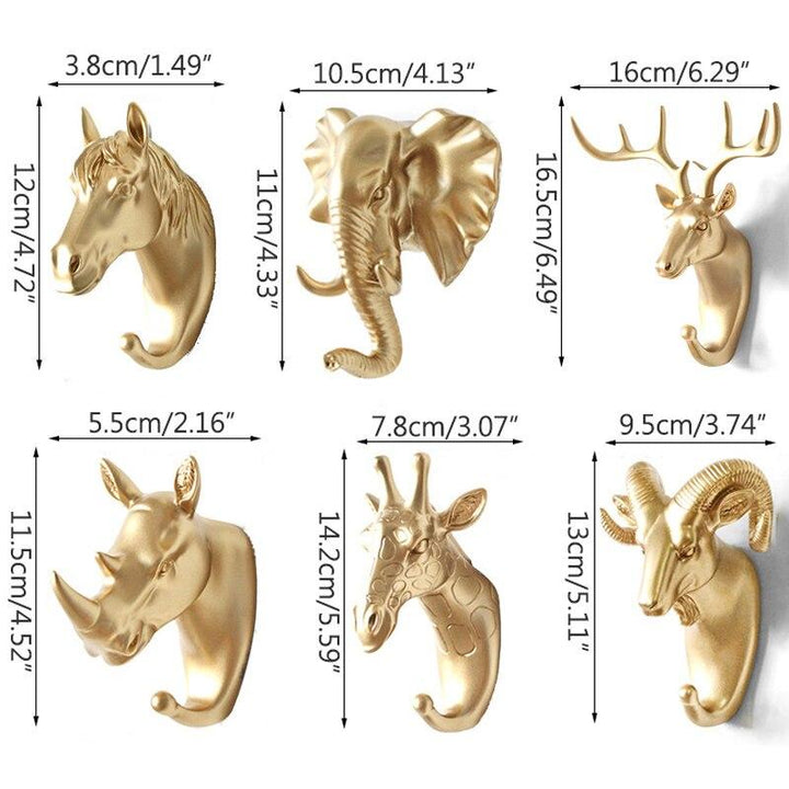 Lisslune | Nordic Creative Animal Hooks for the Wall