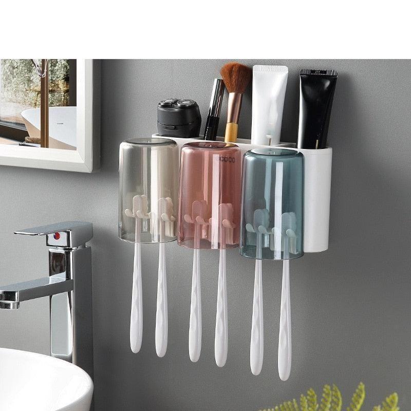 Lisslune | Family-friendly Toothbrush Holder - Ultimate Bathroom Organizer for Shared Spaces