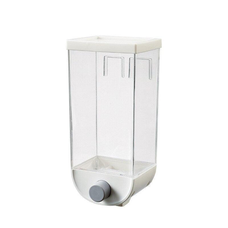 Lisslune | Wall-mounted clear airtight storage container for efficient kitchen utensil organization