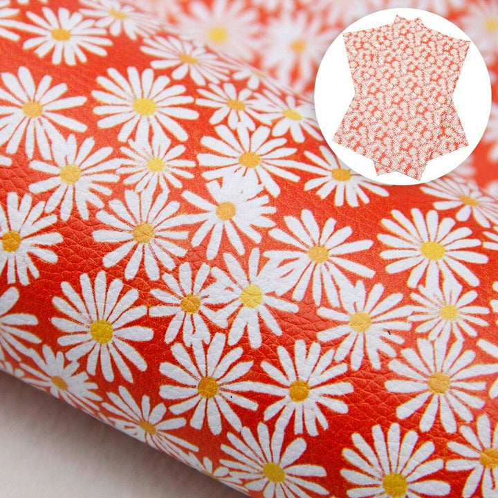 Lisslune | Floral Elegance Synthetic Leather Creative Sheets