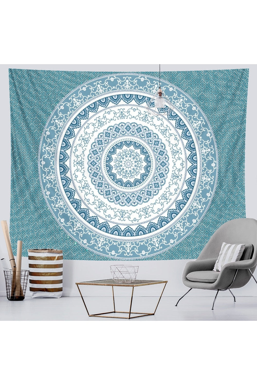 Lisslune | Trippy Mandala Wall Tapestry