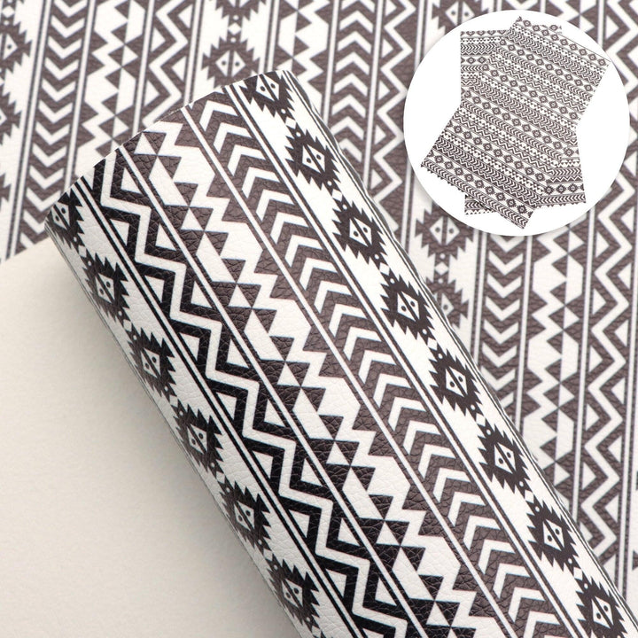 Lisslune | Stylish Geometric Synthetic Leather Creative Sheets for Innovative DIY Creations