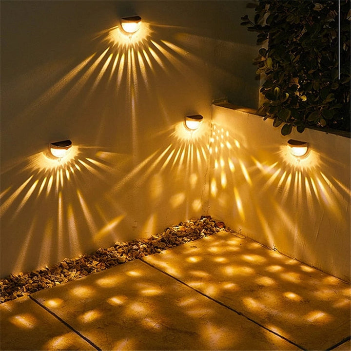 Lisslune | NoirRay – Solar Wall Lamp with Elegant Modern Glow