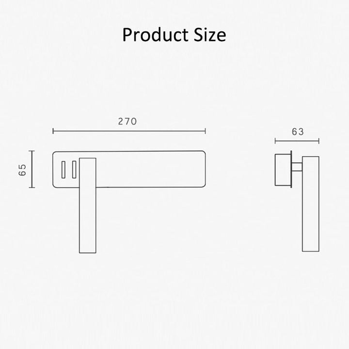 Lisslune | Rotatable LED Reading Wall Light for the Bed