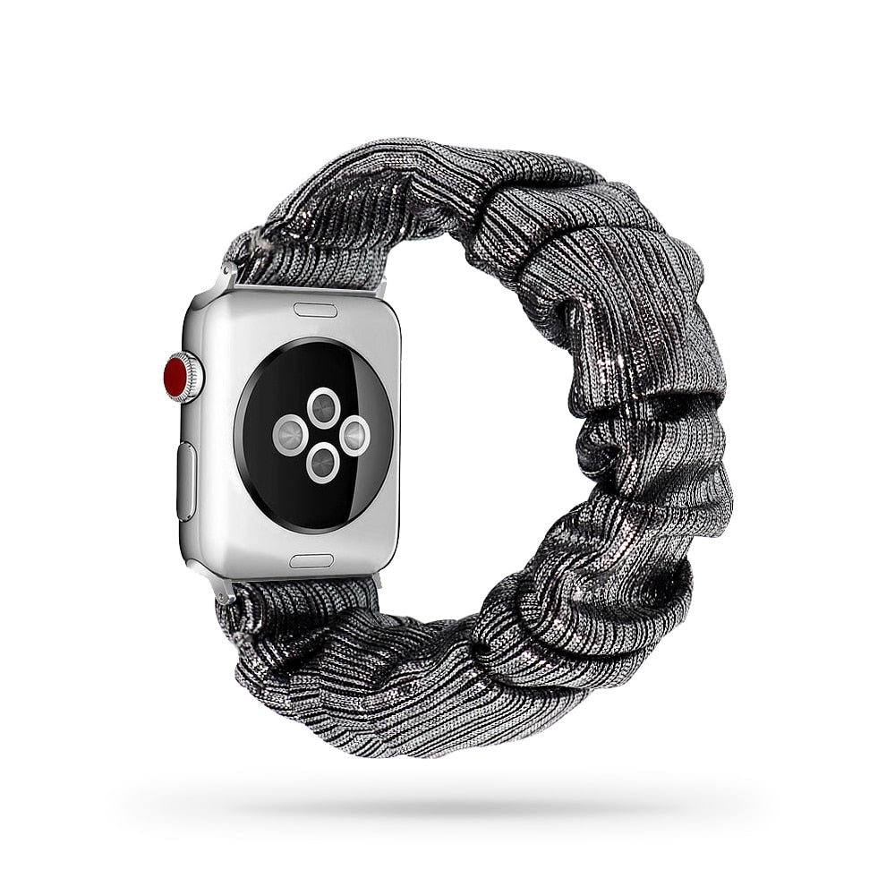 Lisslune | ELASTIC Apple Watch BAND IN HAIR TIE STYLE