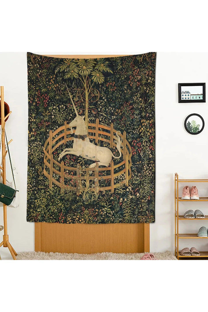 Lisslune | enchanted unicorn rug