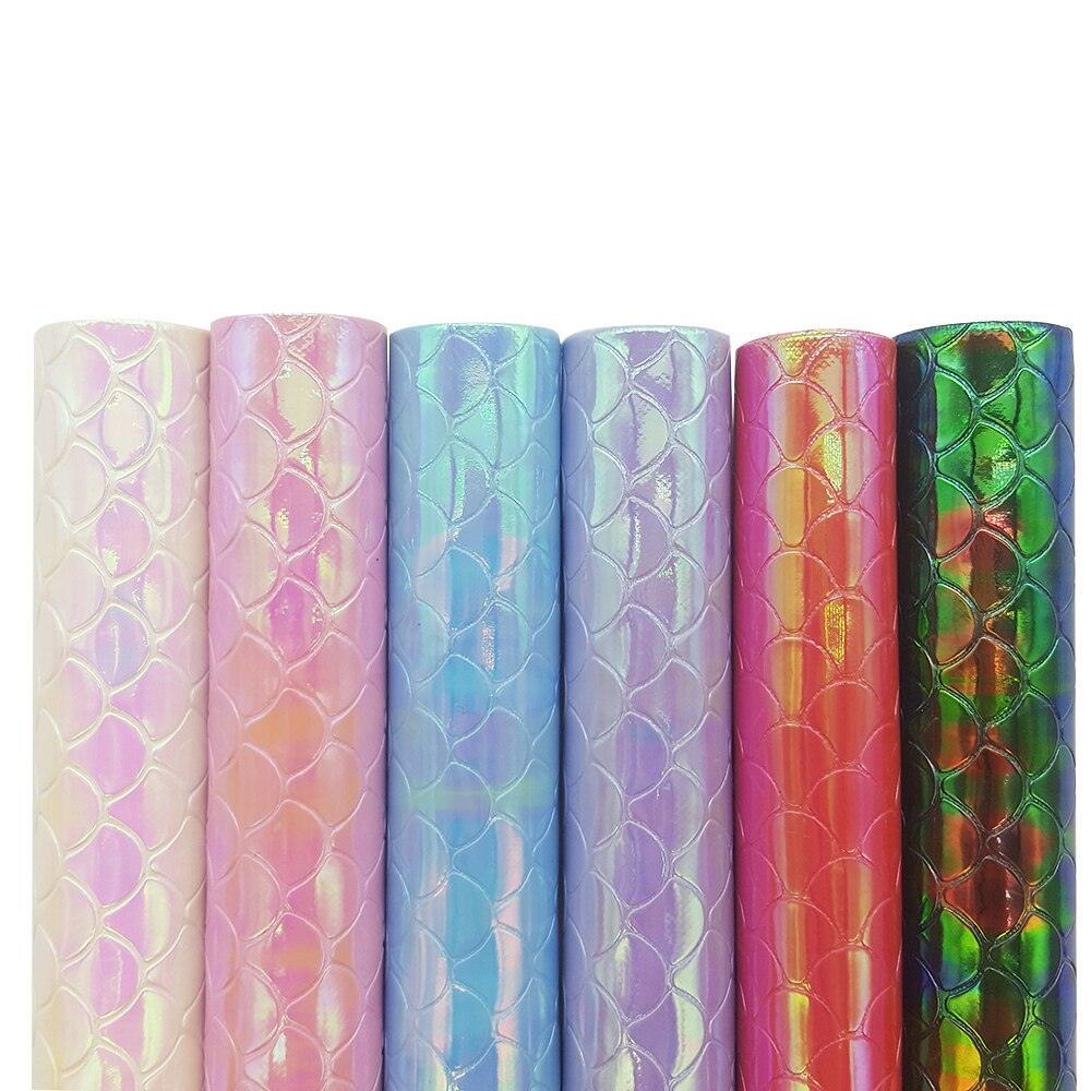 Lisslune | Enchanting Mermaid and Serpent Vegan Leather Craft Sheets - Set of 6