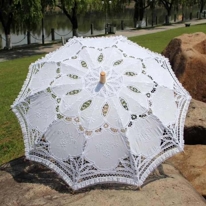 Lisslune | Chic Victorian Lace Sunshade: Timeless Elegance for Events and Photography