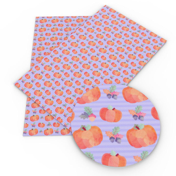 Lisslune | Autumn-inspired Leaf Pattern Synthetic Leather Craft Fabric for DIY and Upholstery