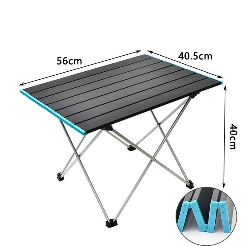 Lisslune | Portable ultra-lightweight aluminum camping table for adventurers