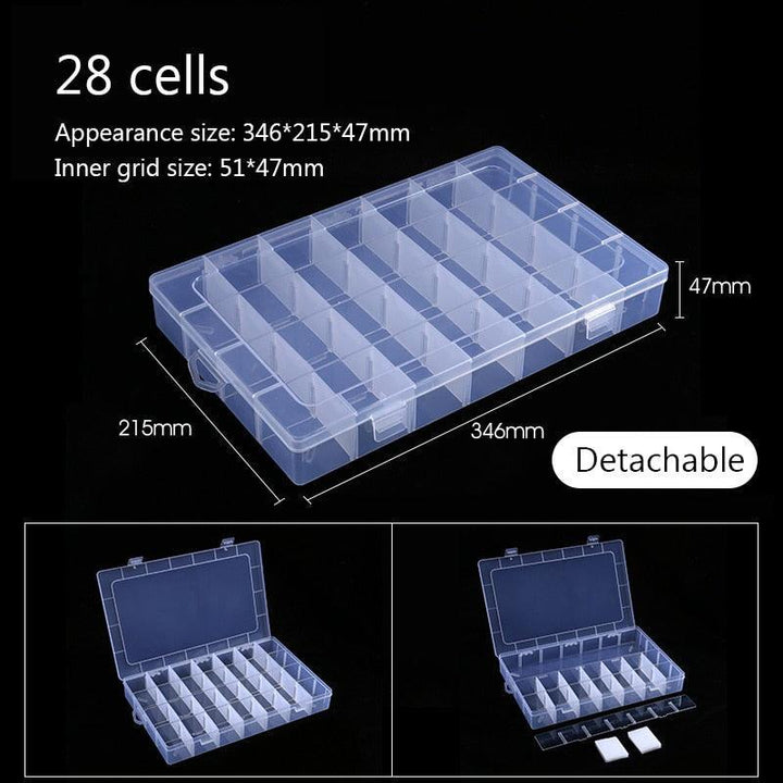 Lisslune | Versatile Jewelry Storage Organizer with 12 Adjustable Compartments