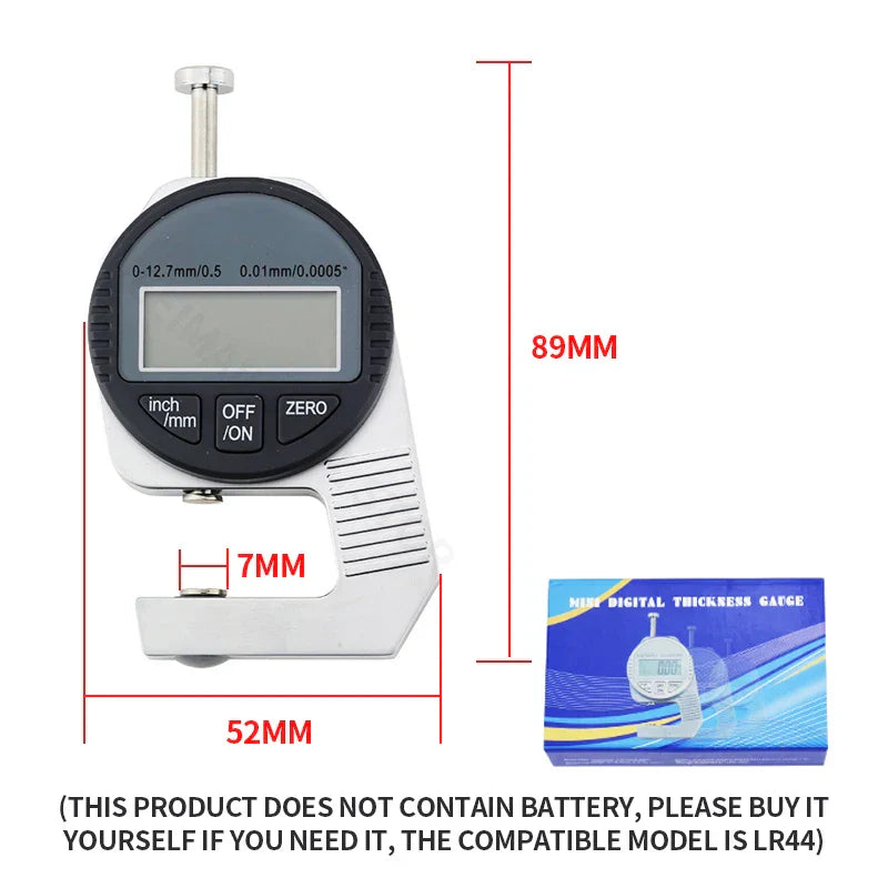 Lisslune | High-Sensitivity Digital Thickness Measuring Tool