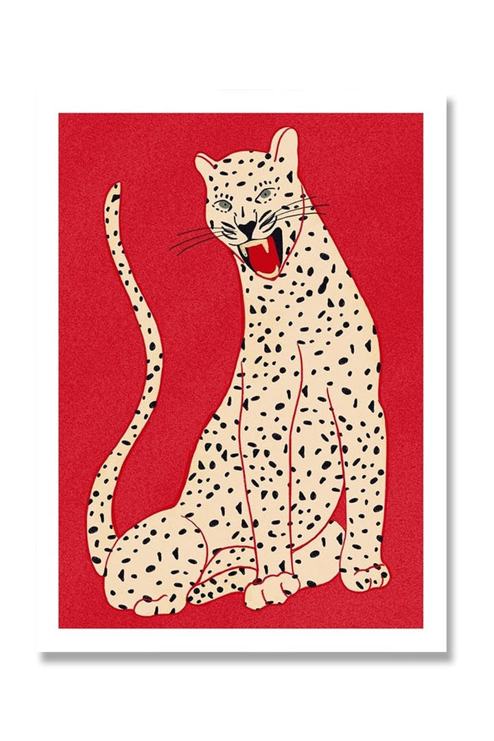 Lisslune | Tiger Art Canvas Poster