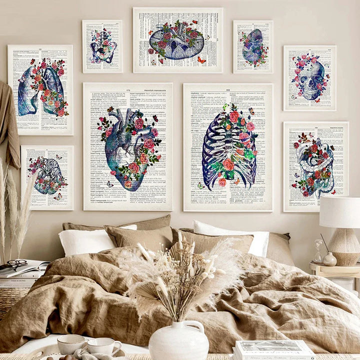 Lisslune | Anatomy Canvas Poster