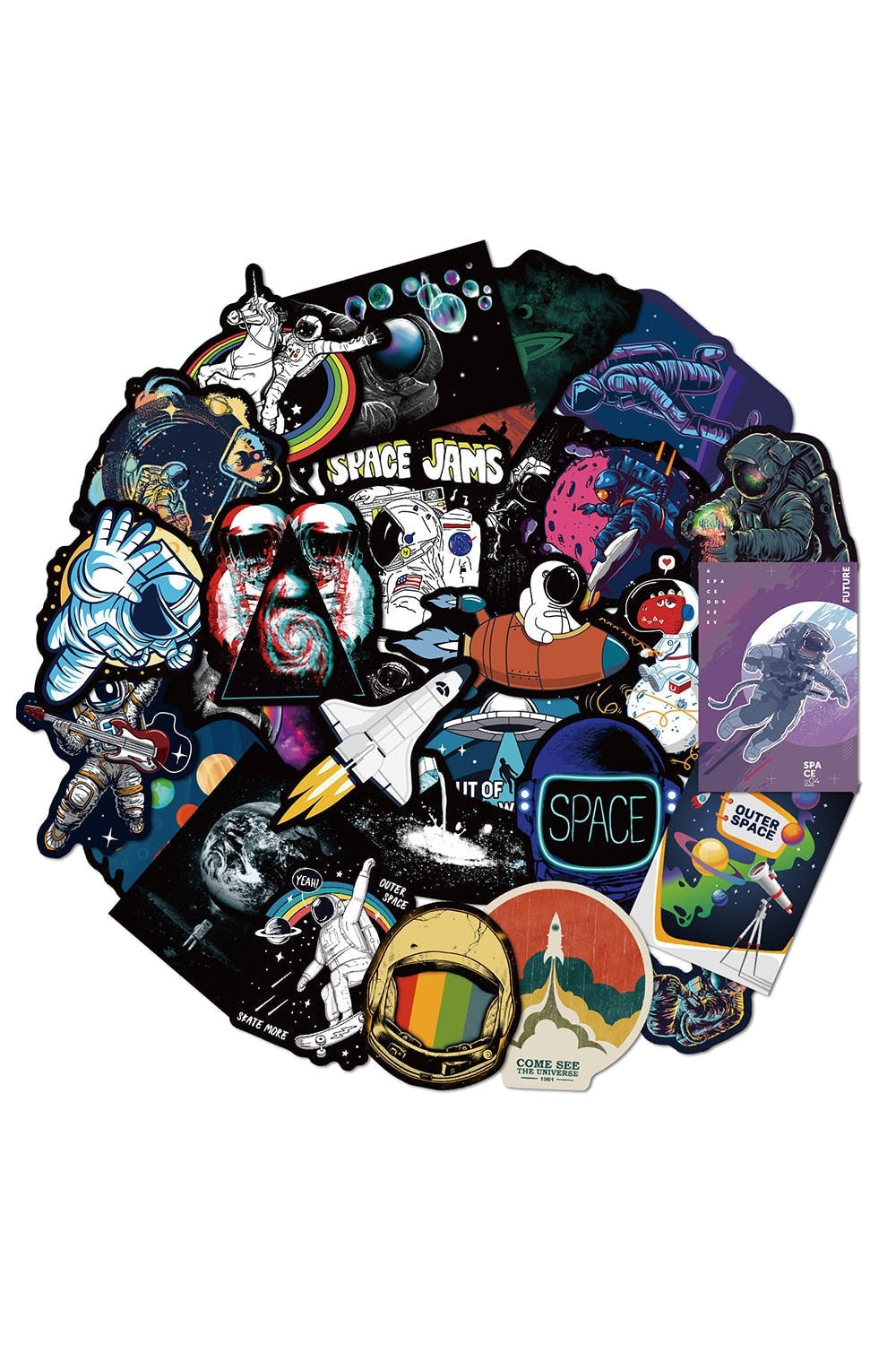 Lisslune | Space theme sticker