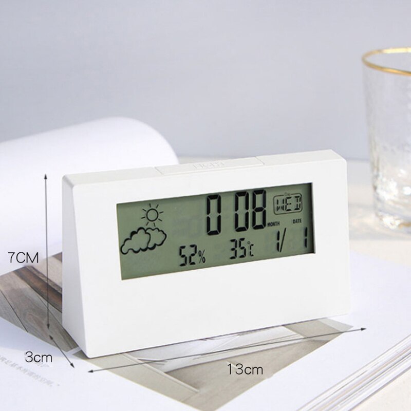 Lisslune | Transparent Crystal Vision Multifunctional Desktop Clock