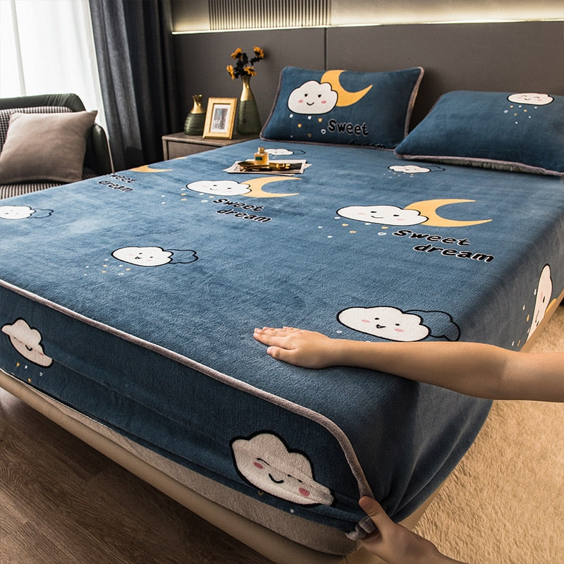 Lisslune | Non-Slip Elastic Thick Soft Mattress Cover