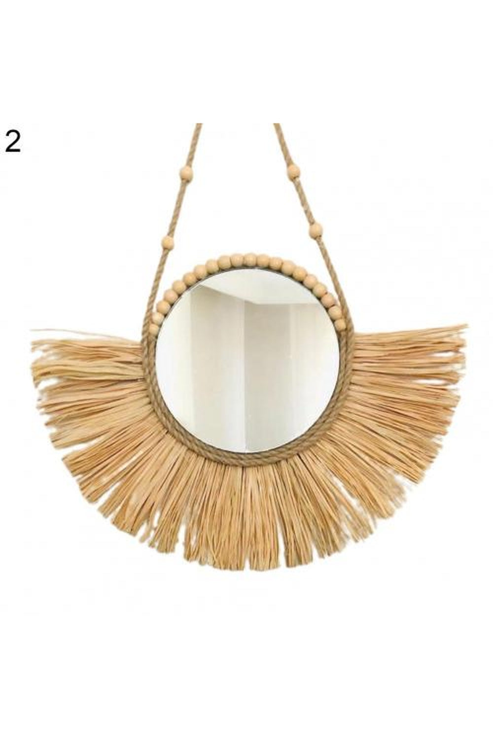 Lisslune | Straw Hat Style Mirror