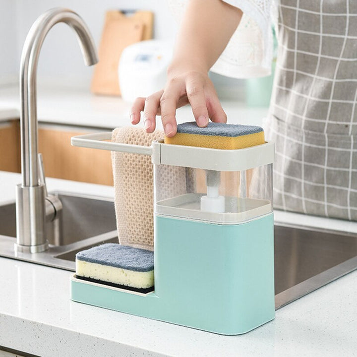 Lisslune | Kitchen Cloth Hanger Soap Dispenser