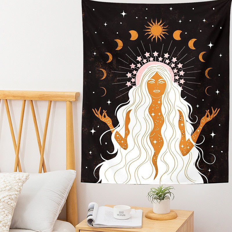 Lisslune | Bohemian Style Moon Energy Wall Hanging Decor