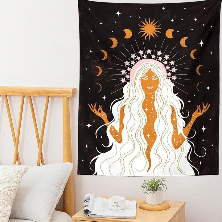 Lisslune | Bohemian Style Moon Energy Wall Hanging Decor
