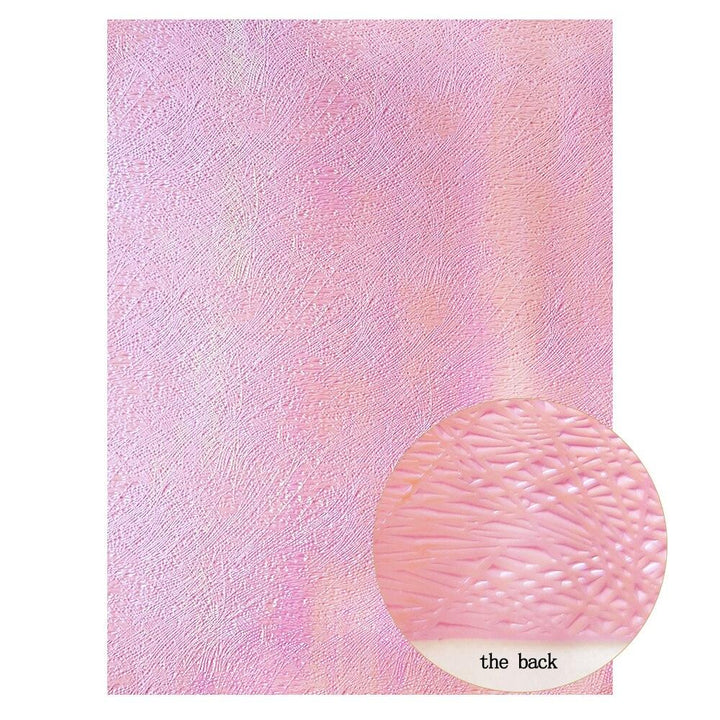Lisslune | Sparkling Pink Faux Leather Crafting Sheets - Elevate your DIY projects
