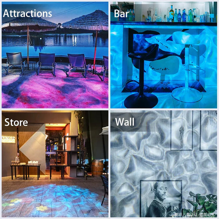Lisslune | Dynamic Wave Effect Landscape Light Projector