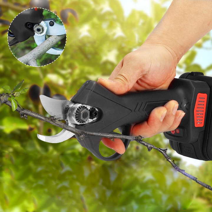 Lisslune | Electric Pruning Shears – 21V Cordless Garden Cutter with Precision Steel Blades
