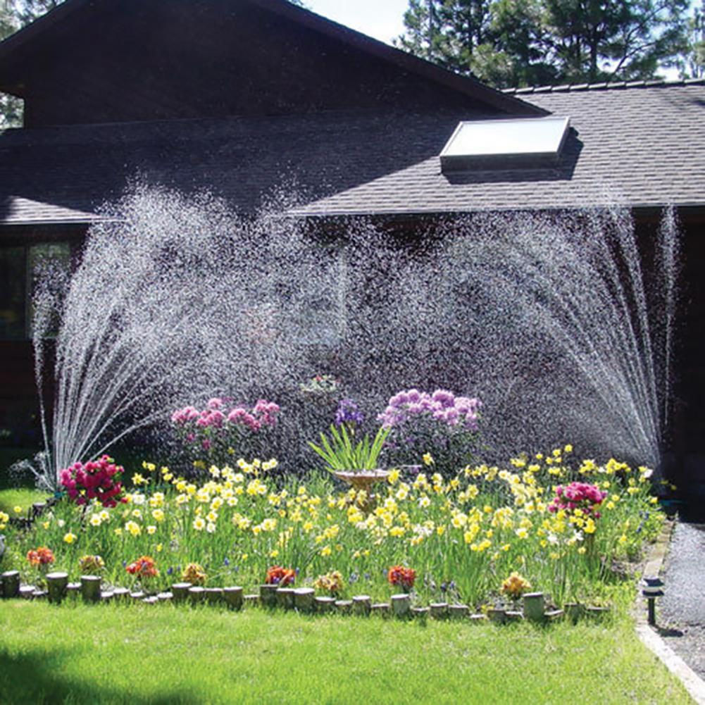Lisslune | 12-in-1 Garden Irrigation System – Adjustable Sprinkler with 360-Degree Irrigation