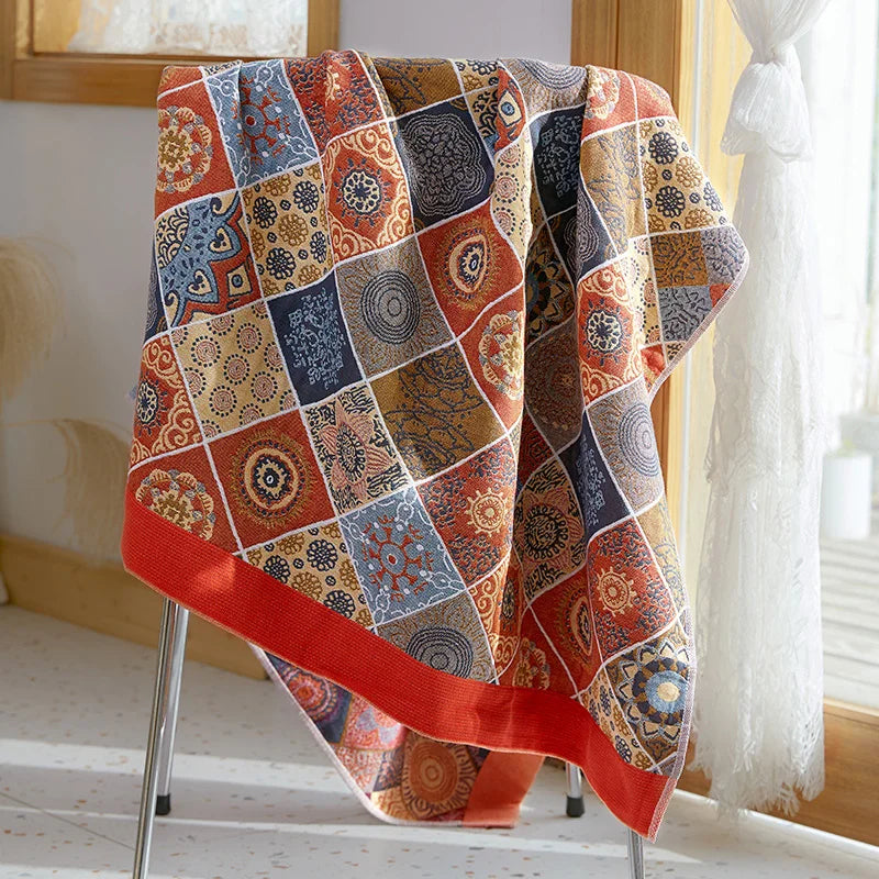 Lisslune | Paisley Print Blanket