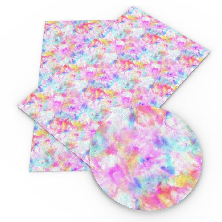 Lisslune | Floral Elegance Synthetic Leather Craft Sheets - Creative Essentials