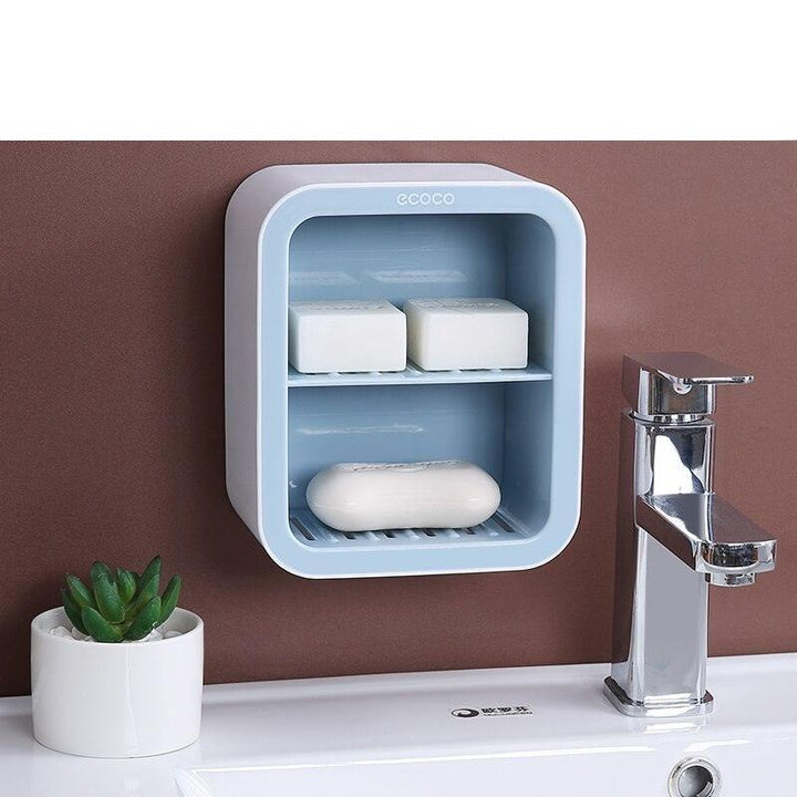 Lisslune | Elegant Botanical Wall-Mounted Soap Organizer for Stylish Bathroom Storage